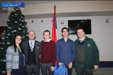 Prijem najboljih učenika u Narodnoj skupštini Republike Srpske